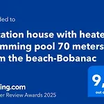 Holiday home With Heated Swimming Pool 70 Meters From The Beach-bobanac *